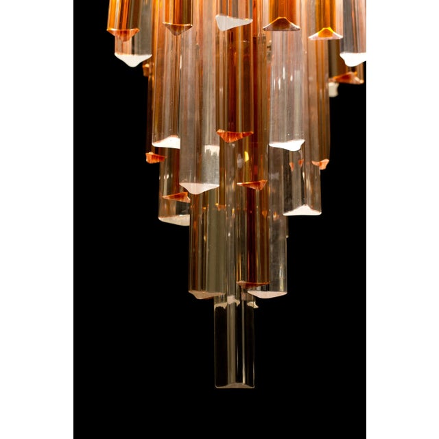 Mid-Century Murano Chandelier by Marcel Barbier for Veronese, Italy, 1970 For Sale - Image 9 of 10