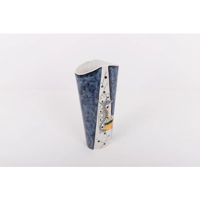 Italian Glazed Ceramic Vase from Alfa, 1980s For Sale - Image 6 of 6