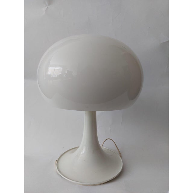 Plastic Mid-Century Mushroom Table Lamp For Sale - Image 7 of 18