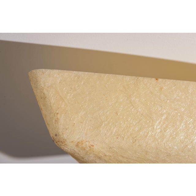 Triangular Fiberglass Ceiling Lamp, 1960s For Sale - Image 10 of 11