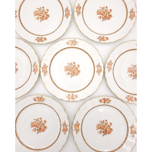 White 1980s Set of Twelve Limoges Plates, France For Sale - Image 8 of 8
