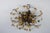 Florentine Flower Shape Flush Mount by Banci Firenze, Italy, 1970s For Sale - Image 6 of 12