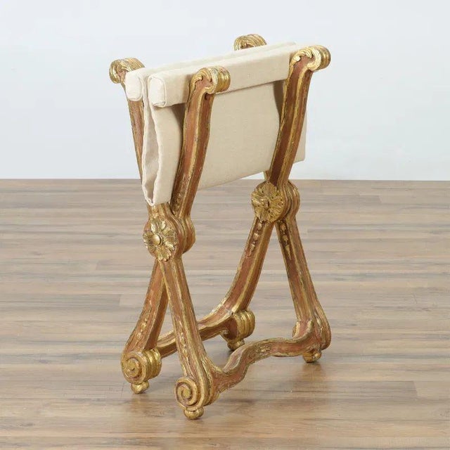 19th Century French Louis XVI X Form Stool For Sale In Dallas - Image 6 of 6