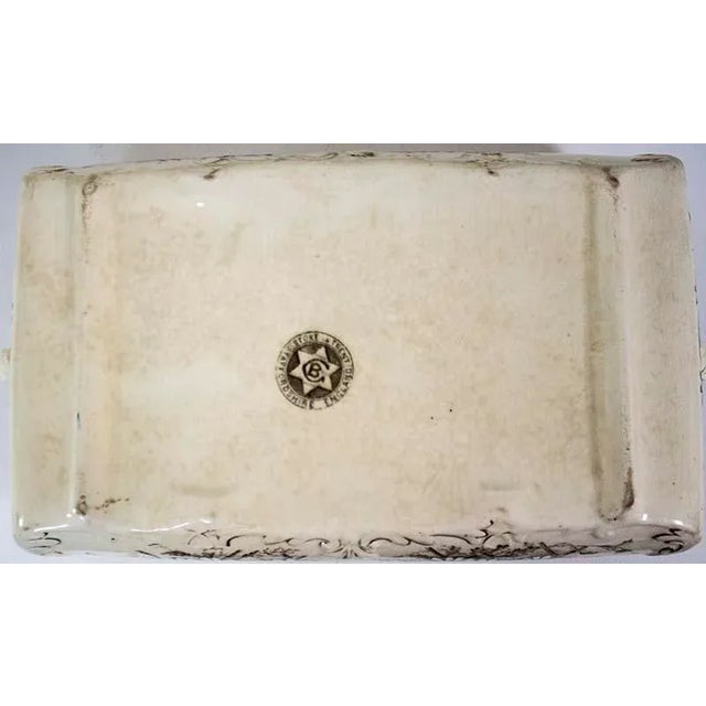 Antique White Vintage Staffordshire Farmhouse Serving Pieces - Set of 4 For Sale - Image 8 of 11