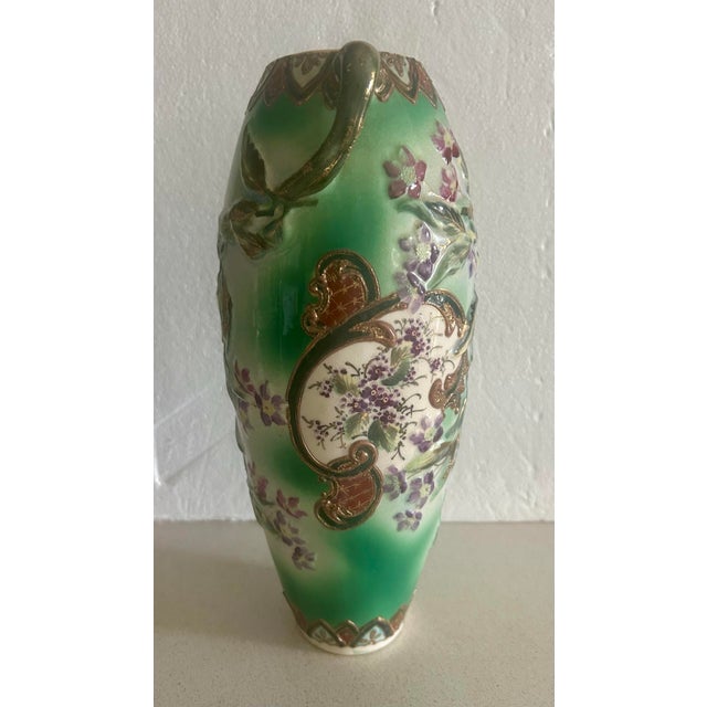 Ceramic 1920s Japanese Porcelain Vase For Sale - Image 7 of 8