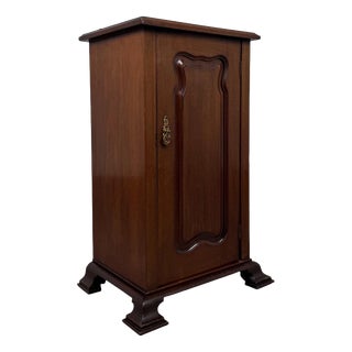 Early 20th Antique Century English Mahogany Cupboard For Sale