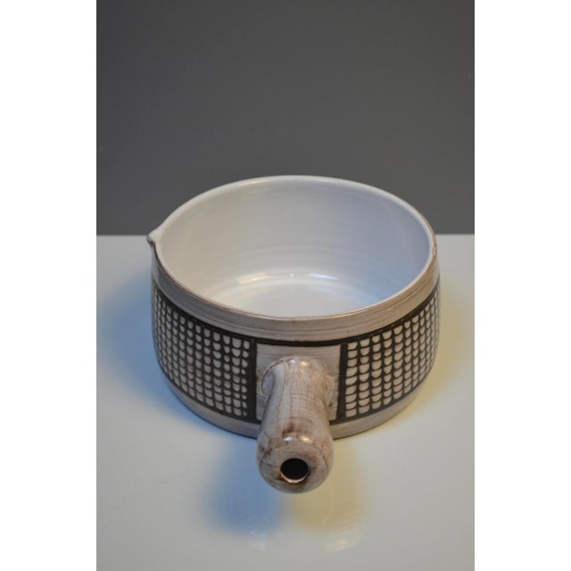 Handled Ceramic Bowl by Émile Masson, France, 1960s For Sale - Image 6 of 11