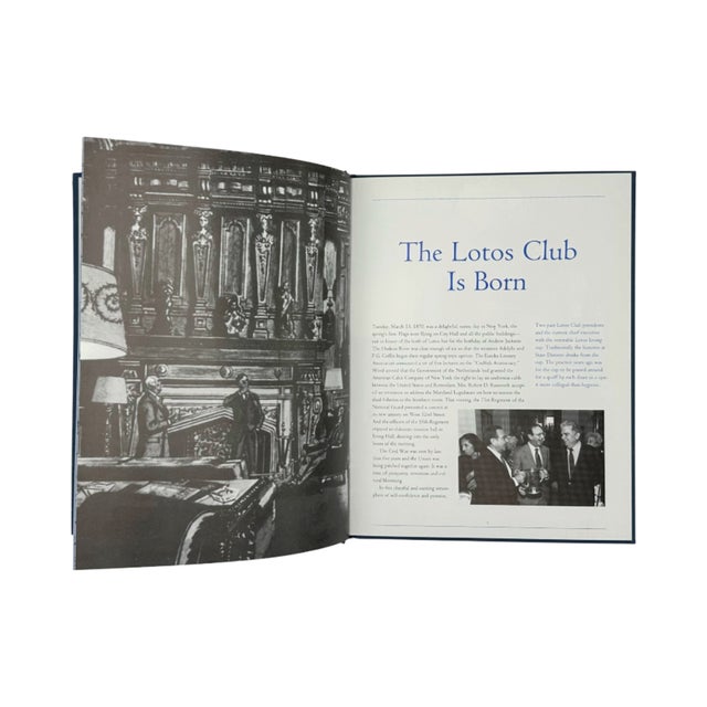 American Lotos Club Nyc 125th Anniversary Book 1996 the Lotos Experience For Sale - Image 3 of 9