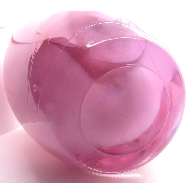 Anna Ehrner for Kosta Boda Pink "Atoll" Vase, Circa 1990's For Sale - Image 9 of 9