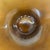 Vintage Modern Wedgwood Topaz / Amber Glass Fruit Bowls For Sale - Image 11 of 12