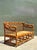Brown Vintage Loop Rattan Loveseat For Sale - Image 8 of 12