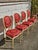 Antique Louis XVI French Medallion Damask Chairs, Set of 4 For Sale - Image 4 of 18