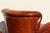 Pair of 1990s Henredon Churchill Tufted Distressed Brown Leather Club Chairs For Sale - Image 14 of 18
