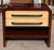 Wood 1940s Vintage Italian Art Deco Mahogany Nightstand Commode For Sale - Image 7 of 7