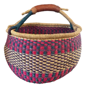 African Bolga Ghana Market Basket 18"
