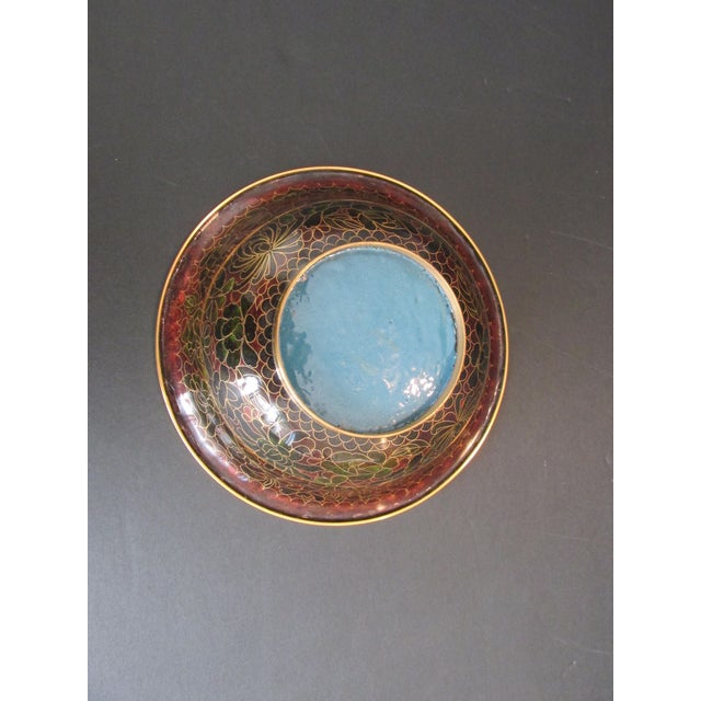 1970s Chinese Cloissone Ware Bowl For Sale In Los Angeles - Image 6 of 8