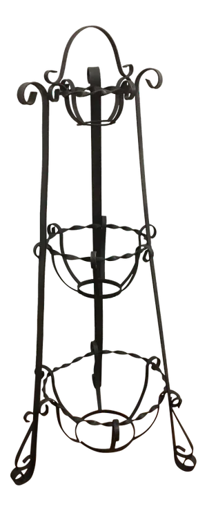 Plant Stand Antique Wrought Iron