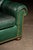 Vintage Leather Rolled-Arm Sofa in Green by Whittemore-Sherrill For Sale - Image 9 of 15