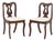 American Classical Mahogany Side Chairs, Pair For Sale