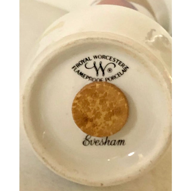 Royal Worcester Evesham Salt and Pepper Set Chairish