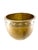 Wood Vintage Hammered Brass Jardiniere With Carved Wooden Stand For Sale - Image 7 of 9