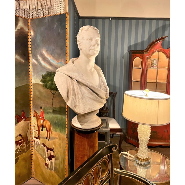 English 19th Century English Marble Bust For Sale - Image 3 of 11