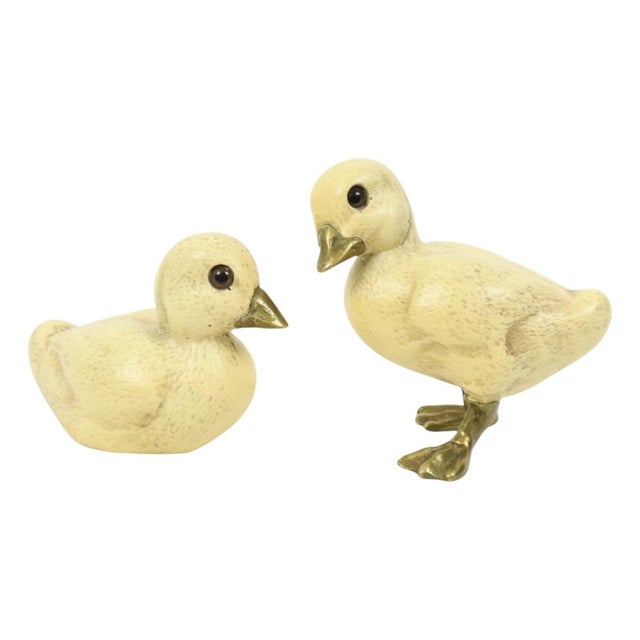 Duck Figurines in Resin and Brass from Malevolti, Italy, 1970s, Set of 2 For Sale - Image 13 of 13