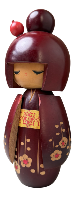 Vintage Japanese Kokeshi Sato No Oto by Hajime Miyashita, 1970s