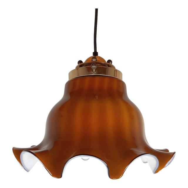 Vintage Petticoat Pendant Lamp from Peill & Putzler, Germany, 1970s For Sale