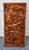 Brown Antique Chinese Hand Carved Wood Relief Wall Panel Plaque Figural Rural Life For Sale - Image 8 of 13