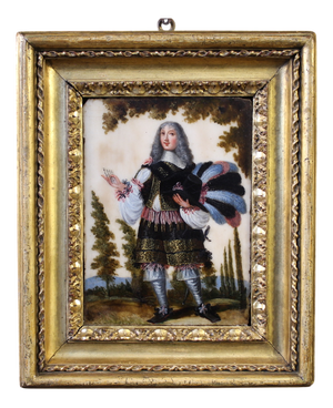 Unknown, Portrait of a South American Nobleman, 1680, Oil & Marble