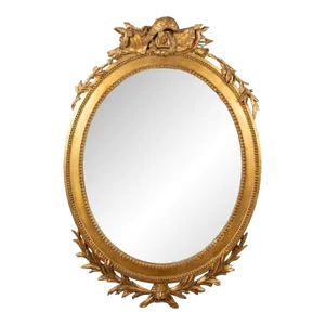 George III Style Giltwood Mirror, 19th Century