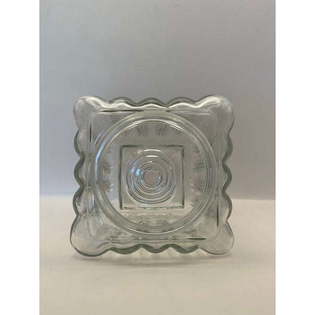 Art Deco Early 20th Century Art Deco Glass Flush Mount Light Shade For Sale - Image 3 of 8
