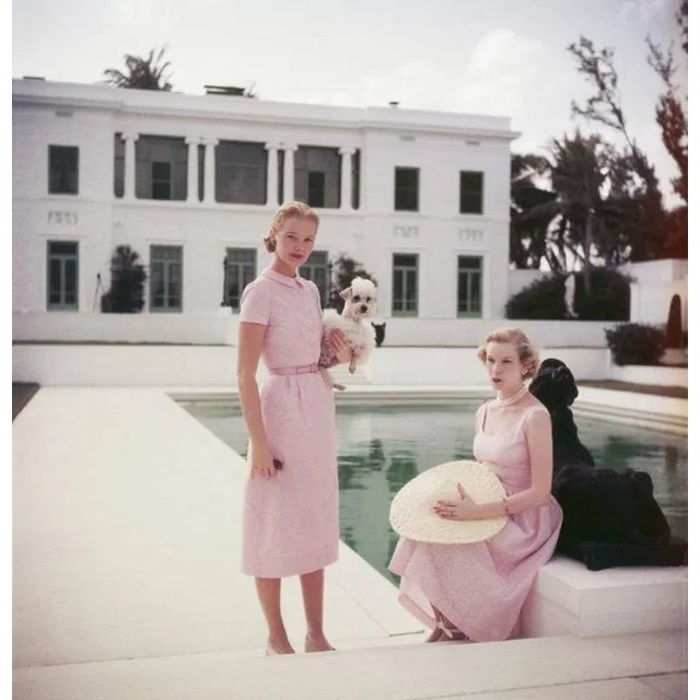 C.Z. And Guest 1955 American socialite Mrs. Winston F. C. Guest (aka C. Z. Guest, 1920 – 2003) poses with Joanne Connolly...