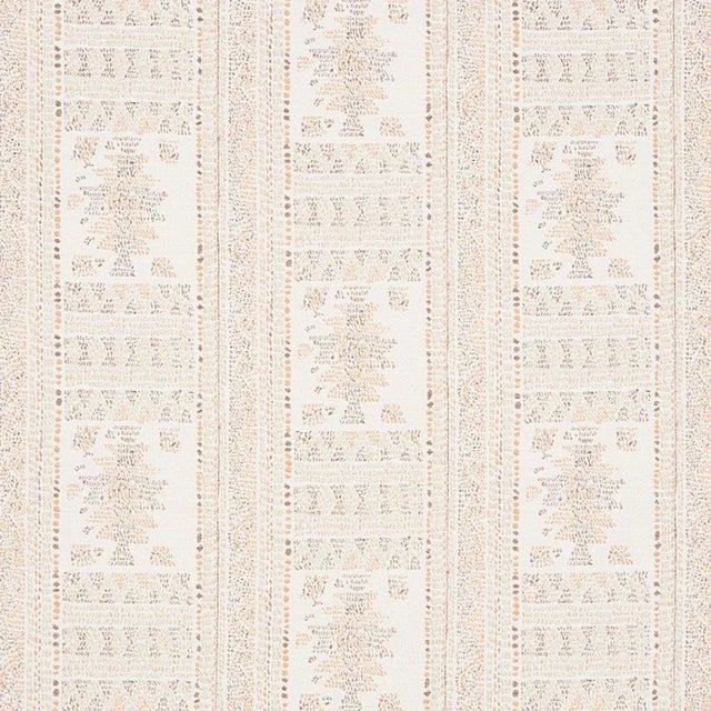 Schumacher Sample - Schumacher Maracena Jacquard Fabric in Natural For Sale - Image 4 of 4