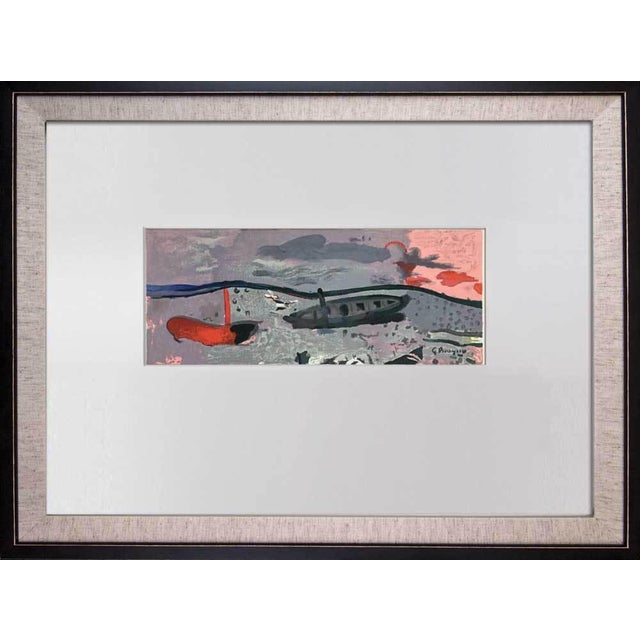 1970s Modern Georges Braque Limited Edition Lithograph "Bord..." For Sale - Image 5 of 5