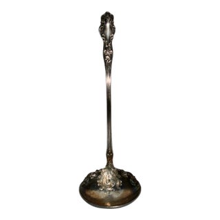 Vintage Rogers & Bro. Silverplate Art Nouveau Style Ladle For Sale