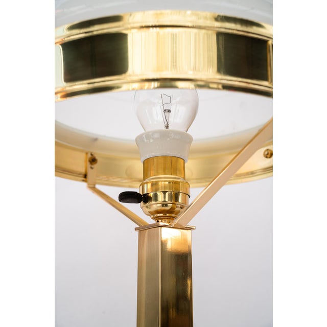 Art Deco Table Lamp with Glass Shade, Vienna, 1920s For Sale - Image 9 of 18