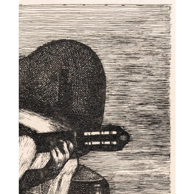 1970s Roux "Futurista" Etching on Paper For Sale - Image 5 of 9