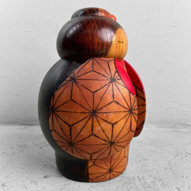 Vintage Sosaku Kokeshi by Kazuo Takamizawa, Japan, 1960s For Sale - Image 6 of 10