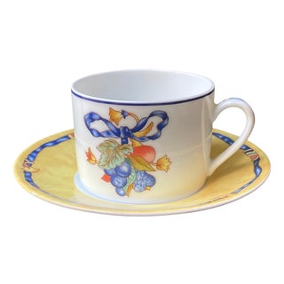 Borghese Bernardaud Tea Cups, Set of 6 For Sale
