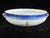 Antique Chinese export Nanking porcelain serving bowl with handles. Blue and white porcelain showing a village scene...