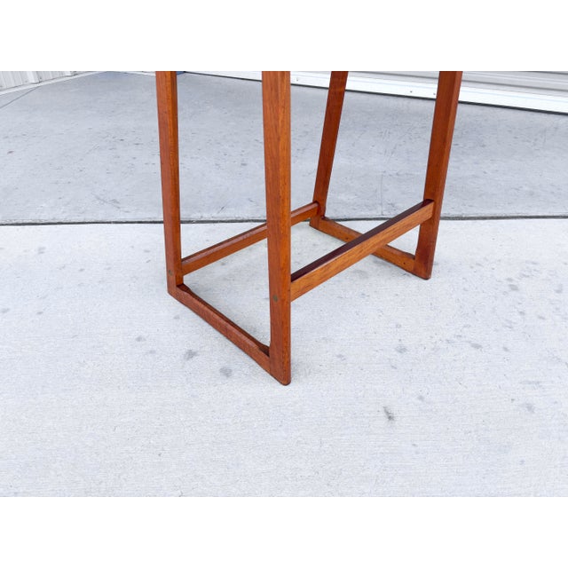 1960s Danish Modern Teak Barstool Set of 4 For Sale - Image 12 of 12