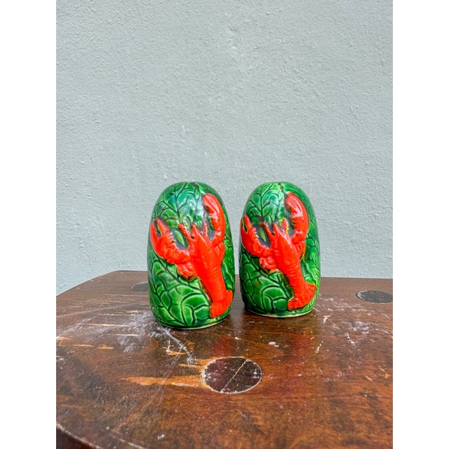 1970s "Cape Cod" Lobster Salt & Pepper Set For Sale In Miami - Image 6 of 6
