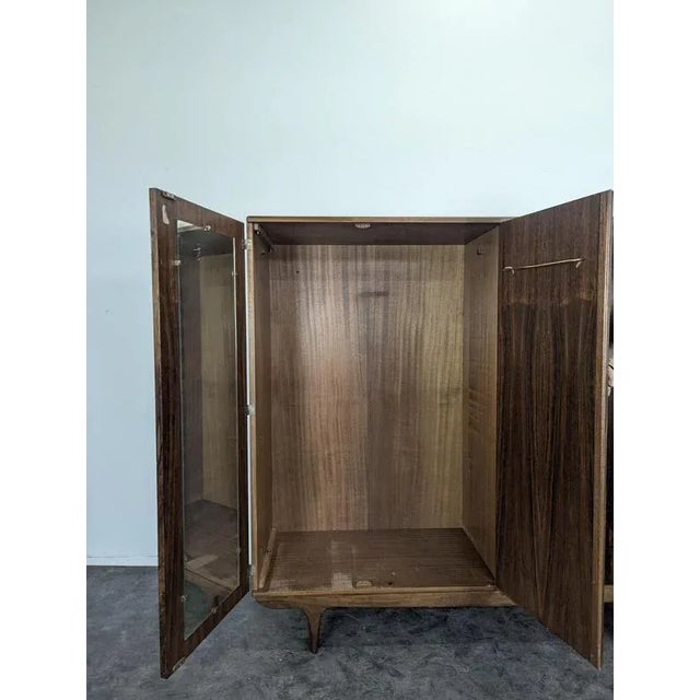 Scandinavian Wardrobe in Rosewood For Sale - Image 4 of 17