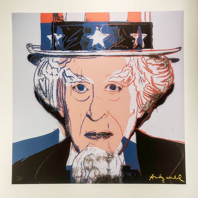 After Andy Warhol, Uncle Sam, 1980s, Lithograph For Sale - Image 9 of 9