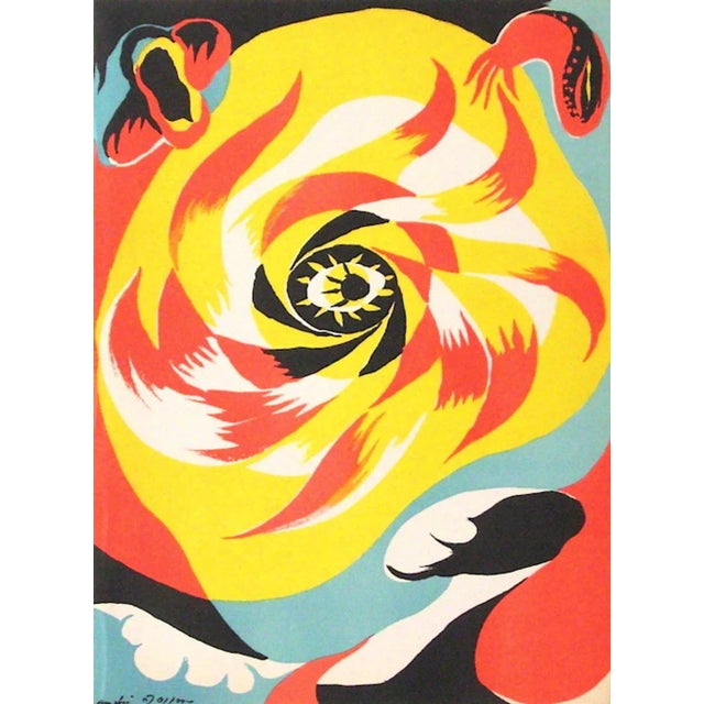 Early 20th Century "Sun" Print After André Masson For Sale