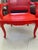 18th Century Louis XV Fauteuils in Hollywood Regency Coral- A Pair For Sale - Image 13 of 14