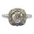 Appraised Natural Diamond Engagement Ring 14k White Gold 1.33ctw, Size 5.75 For Sale