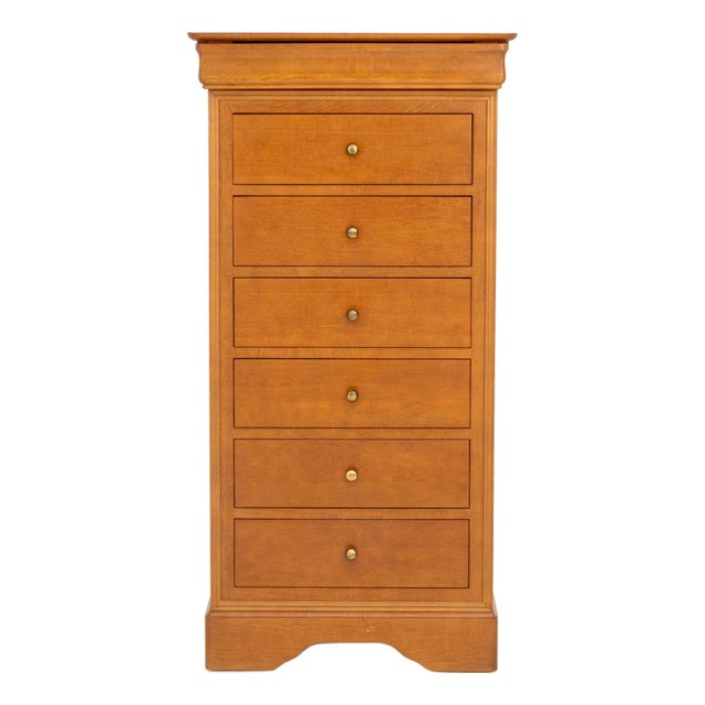Louis Philippe Style Maple Semainier Chest For Sale